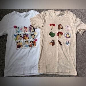 LAST CHANCE* Disney characters shirts Princess & Toy Story Small/Medium